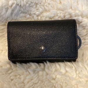 Coach 5 Ring Leather Key Case Holder
